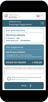 Scrigno web check-out